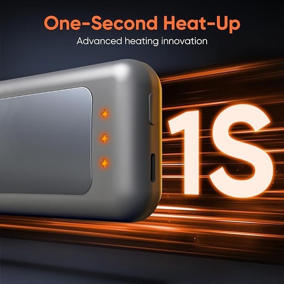 New Hand Warmers Rechargeable, 2 Pack 6400mAh Gray - Picture 5 of 6